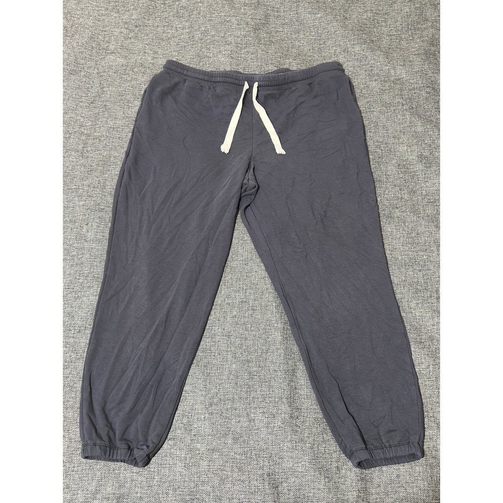 Madewell Womens XL Sweatpants MWL Gray Joggers Drawstring Casual Lounge